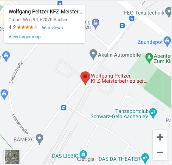 KFZ Peltzer Werkstatt - Google Map